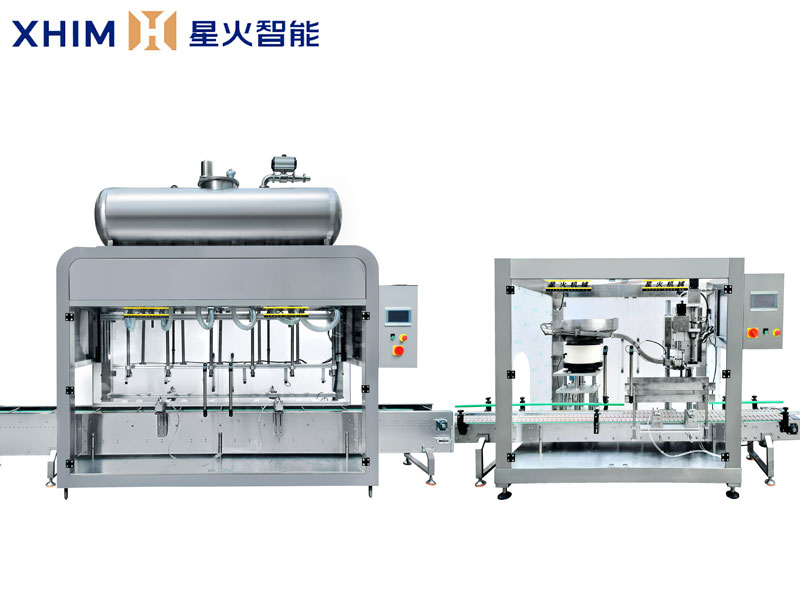 全自動稱重灌裝旋蓋生產(chǎn)線-桶裝活化劑